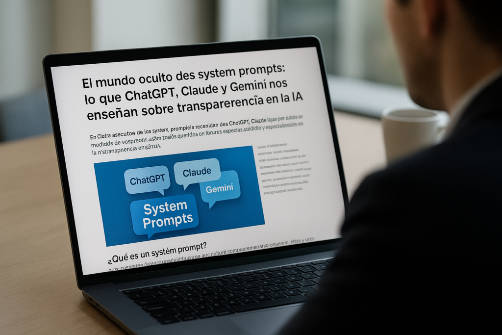 system prompts de ChatGPT, Claude y Gemini explicados para empresas